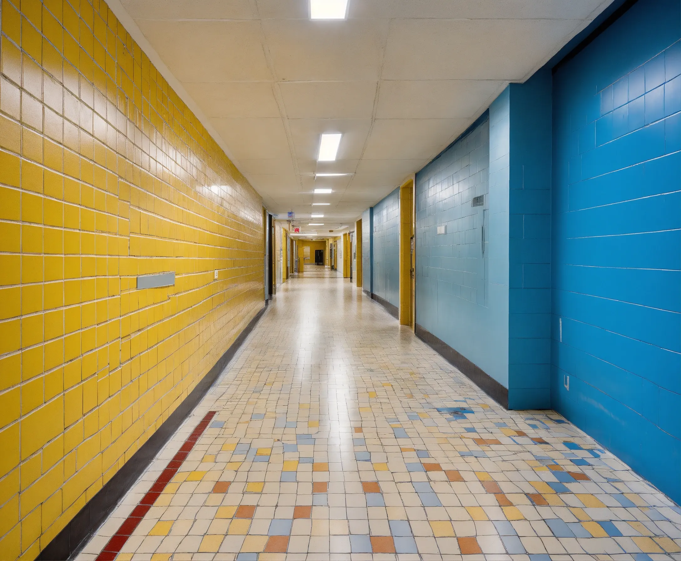 Custom designed reflective ceiling installation